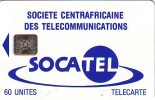 CARTE CENTRAFRIQUE SOCATEL 60U SC5 N° 43745 ETAT COURANT - Centrafricaine (République)