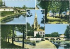 40 LANDES TARTAS MULTIVUES PLACE GAMBETTA EGLISE PONT LA MIDOUZE - Tartas