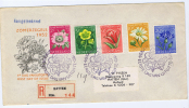 Netherlands 1952  Nr E9, Summer Issue, With Flap, Registered - Postal History