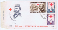 Belgie 1959 - FDC Rode Kruis - Croix Rouge - Henri Dunant - 1951-1960