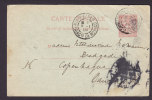 Monaco Postal Stationery Ganzsache Entier MONTE CARLO 1904 To COPENHAGUE Danemark (2 Scans) - Enteros  Postales