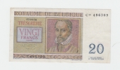 Belgium BELGIQUE 20 Francs 3-4- 1956 VF++ CRISP Banknote P 132b 132 B - Other & Unclassified