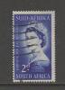 SOUTH AFRICA UNION  1953 Used Stamp(s) Coronation QE II Ultramarine Nr. 142a #12282 - Used Stamps