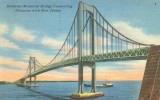 USA – United States – Delaware Memorial Bridge Connecting Delaware With New Jersey, 1953 Used Linen Postcard [P4764] - Autres & Non Classés