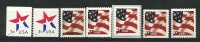 Etoile (Star) 2002 Yv.# 3328/29 Auto-adhesif + Roulette + Flags 2002/03 Differents Formats - Nuevos