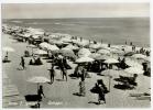 PORTO SAN GIORGIO, LA SPIAGGIA, B/N, VG 1955   **** - Fermo