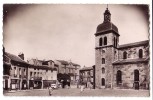 LE CHAMBON-FEUGEROLLES  ( Loire )  L'Église Saint-Clément Et La Place Claudinon-Giraudet - Le Chambon Feugerolles