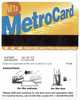 TICKET METRO  ETATS-UNIS  NEW-YORK  Metrocard - Wereld