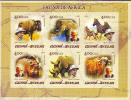 Guinea-Bissau 2005 - Big Mammals And Albert Schweitzer, M/S, MNH, Imperforated - Albert Schweitzer