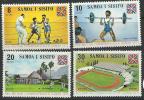 SAMOA SET OF 4 STAMPS COMMONWEALTH GAMES BOXING ETC. SPORT ISSUED 1974 MUH SG?   READ DESCRIPTION !! - Samoa