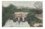 CÔTES-DU-NORD  /  CALLAC-de-BRETAGNE  /  LE  PONT  DU  MOULIN  DE  CALLAC  /  Coll.  HAMON  ( Cpa Colorisée Aquarelle ) - Callac