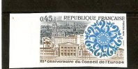 FRANCE 25me Anniversaire Du Conseil De L Europe  Non Dentelé N*1792  ( ** ) - Unclassified