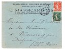 - CHATEAUMEILLANT - Ferblanterie Zinguerie Et Tolerie -  C. MASSICARD , Fils - 1917 - Châteaumeillant