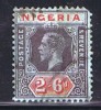 NIGERIA  Wmk Multi Crown & Script CA   2/6  Die I  SG 27a Cut Corner - Nigeria (...-1960)