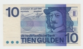 Netherlands 10 Gulden 25.04.1968 AXF CRISP Banknote P 91b 91 B - 10 Florín Holandés (gulden)