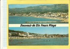 CPM MV375 - SIX-FOURS PLAGE (83 Var) Plage De Bonnegrâce, Colline Du Gros Cerveau (voir Descrip 2scan) RARE Circulé 1980 - Six-Fours-les-Plages