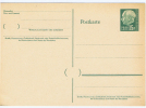 Saarland Postcarte 15 F Grün, Unused. - Postal  Stationery