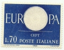 1960 - Italia 896 Europa V62 - Ruota Senza Colore, - Abarten Und Kuriositäten