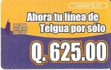 TARJETA DE GUATEMALA DE NUEVA LINEA TELGUA - Guatemala