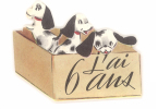 DECOUPI DALMATIENS DANS UNE BOITE - J'AI 6 ANS - Animals