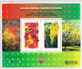 Canada Used Scott #2001b Souvenir Sheet 96c National Emblems Joint Issue With Thailand - Usati