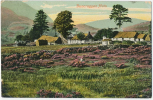 DUNCRAGGAN HUTS Colour View Sent 1912 - Perthshire