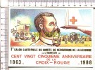 LILLEBONNE -  1er Salon Cartophile Du Comité De Secourisme En L´honneur Du 125è Anniv. De La Croix Rouge -  1863-1988 - Lillebonne