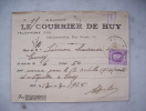 Quittance De 1927 " Le Courrier De HUY " Avec N° 197 - Covers & Documents