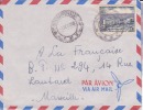 Moundou Tchad Afrique Colonie Française Lettre Par Avion Pour Marseille Marcophilie - Brieven En Documenten