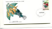 Grenada 1978. Jacobin Hummingbird. Florisuga Mellivora. Witnekkolibrie. Trochilidae. Fdc WWF. Fauna Nature. New! - Segler & Kolibris