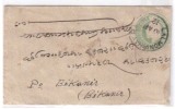 India   Edward Half Anna Cover, Postal Stationery Used 1912 - 1902-11 King Edward VII
