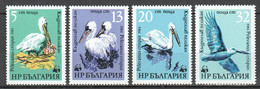 Bulgaria 1984 MiNr. 3303 - 3306 Bulgarien Birds Dalmatian Pelicans WWF 4v MNH ** 6.50 € - Pelicans