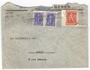 Timbres GRECE 1925 3 (Banque D'Athenes) Pour La FRANCE - Brieven En Documenten