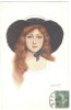 "Grâce Féminine" - Jolie Jeune Femme Rousse à Chapeau - Dessin De Reading - Edit. SID N° 1044 - Reading