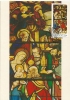 Carte Maximum : Batalha, Adoration Des Mages, Vitrail Du XVIe S. - Noël - Glas & Fenster