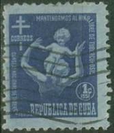 CUBA..1951..Michel # 15...used...Zwangszuschlagsmarken. - Gebraucht