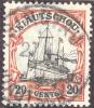 Deutsche Post In Kiautschou 1905- Mi#32a Vollstemepl Tsingtau 1910-04-27 - Kiautchou
