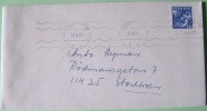 Sweden 1981 Cover To Stockholm - Day And Night - Moon Star - Briefe U. Dokumente