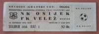 NK OSIIJEK : FK VELEZ Mostar Bosnia - 1979. Yugoslavia Premier League Football Soccer Match Ticket Futbol Foot Calcio - Sonstige & Ohne Zuordnung