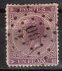 21a  Obl  Violet Foncé  Trou!!  Cob 540 - 1865-1866 Profile Left