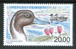 1999 Saint Pierre Et Miquelon Uccelli Birds Vogel Oiseaux MNH** P 74- - Unused Stamps