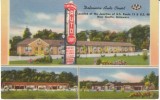 New Castle DE Delaware, Delaware Auto Court Lodging,  C1940s/50s Vintage Linen Postcard - Autres & Non Classés