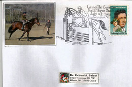 USA. Lamoille County Field Days. Johnson, Vermont,   Sur Enveloppe, Obliteration Illustrée - Lettres & Documents