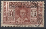 1932 EMISSIONI GENERALI DANTE USATO 30 CENT  - RR8907 - Amtliche Ausgaben