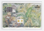 PF25b - Les Pêcheurs / Point Rouge Sur Le Toit De La Case - 30 U - SC5 - Luxe - French Polynesia