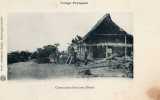 CONGO FRANCAIS  1900   CONSTRUCTION D UNE CASE KEMO   EDIT  G GIRAUD N  10  CIRC  NON - Autres & Non Classés