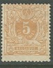 BELGIQUE 28 Neuf Sans Gomme - 1869-1888 Lion Couché (Liegender Löwe)