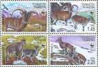 2005 TAJIKISTAN WWF 2005 (Bharal). Block Of 4v - Tadjikistan