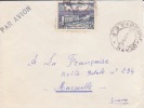 MARCOPHILIE - PORT GENTIL - GABON - 1957 - COLONIES - A.E.F - N°234 - AVION - LETTRE - Sonstige & Ohne Zuordnung