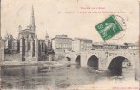 LIMOUX - L'absside De L'église St Martin Et Le Pont - Limoux